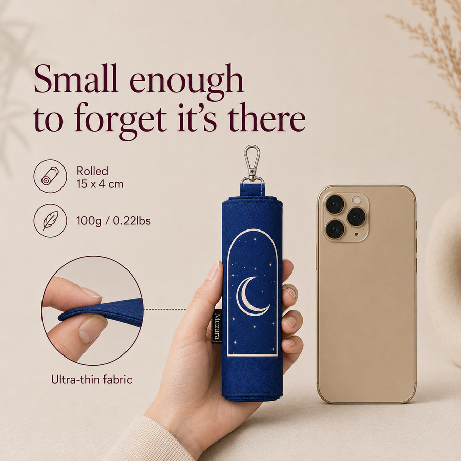 Muzura Pocket Prayer Mat Keychain