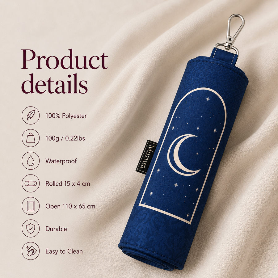 Muzura Pocket Prayer Mat Keychain