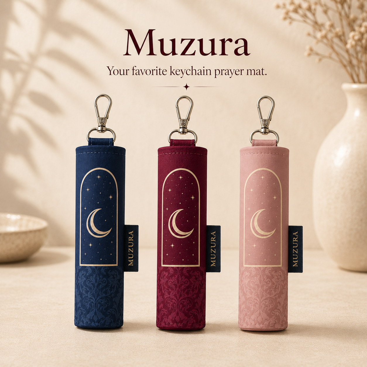 Muzura Pocket Prayer Mat Keychain