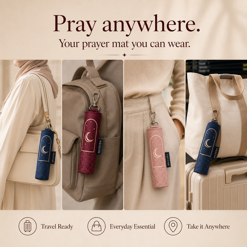 Muzura Pocket Prayer Mat Keychain