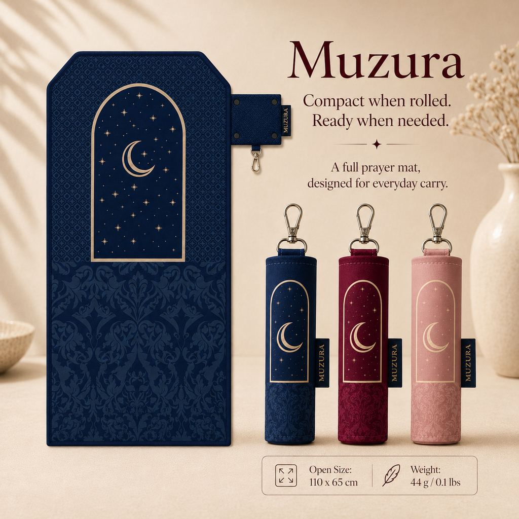 Muzura Pocket Prayer Mat Keychain