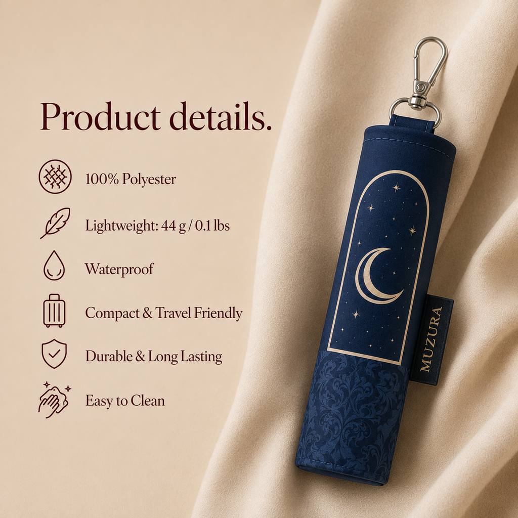 Muzura Pocket Prayer Mat Keychain