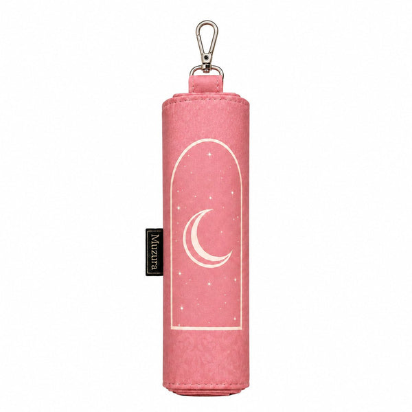Dusty Rose rolled prayer mat and clip